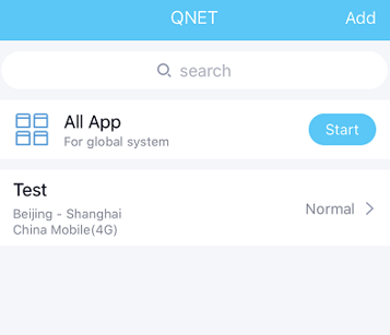 QNET 英文界面工作台:All App 全局生效与模板列表